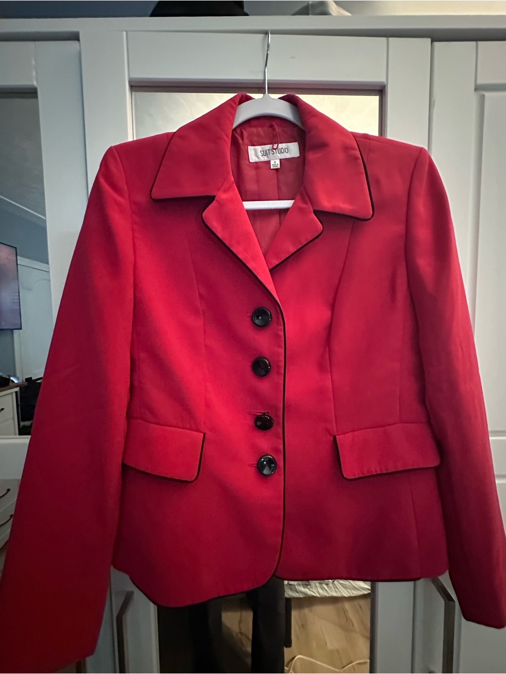 Suit Studio Red Women's Tailored Blazer